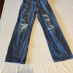 Kancan Size 29 Distressed Blue Jeans